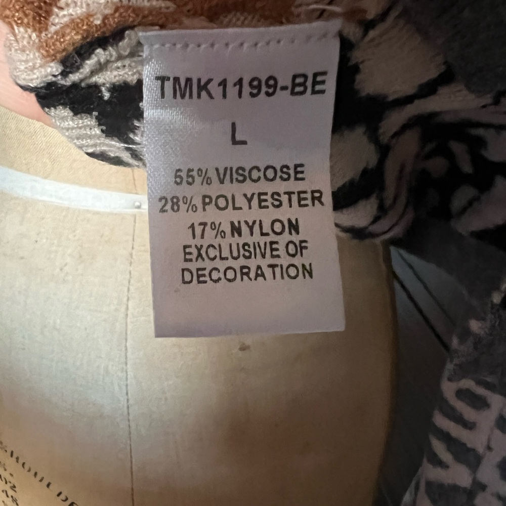 Thml Multi Color Animal Print Comfy Pullover - image 7